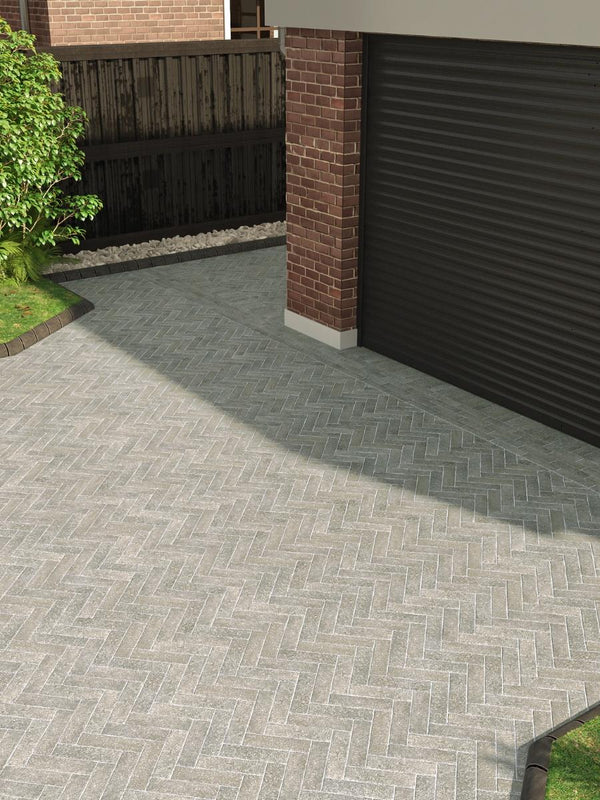 Tandur Yellow Tumbled Natural Limestone Outdoor Slim Sett Pavers - 200x50x40mm