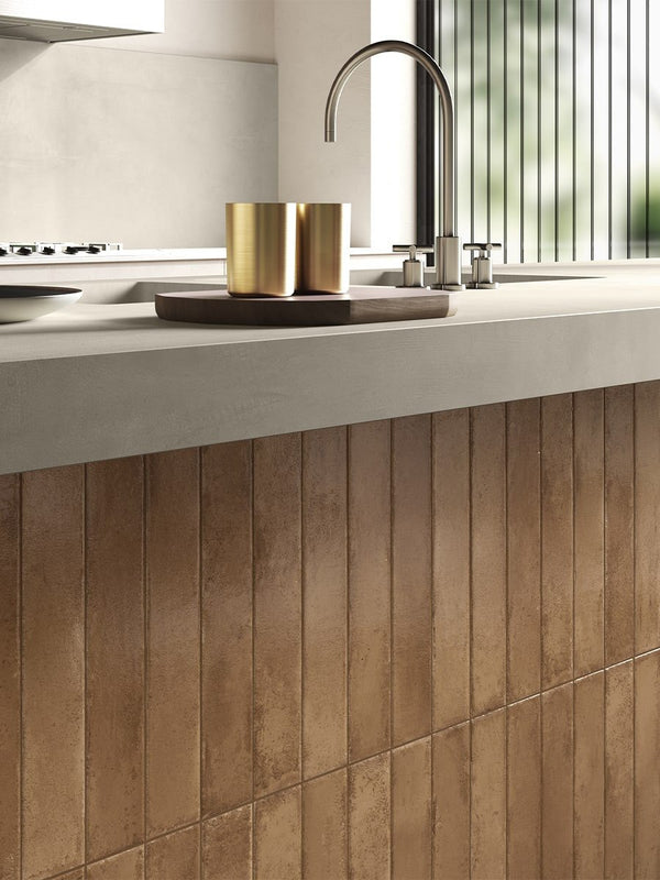 Progetto Terre Brick Effect Italian Tile - 75x400mm