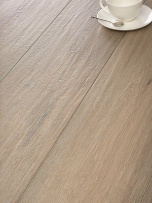 Timeless Ecru Italian Wood Effect Porcelain Tile - 1200x200mm
