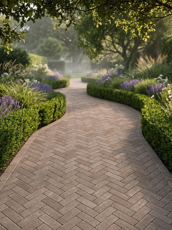 Triton Tumbled Clay Pavers - 200x50x60mm