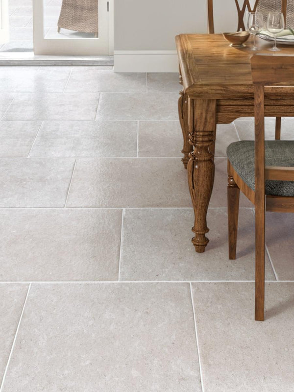 Dijon Honed and Tumbled Natural Limestone Tiles - 600x400x15mm