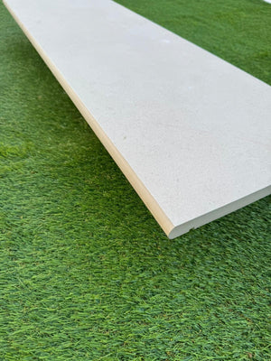 Luna Off White Porcelain Bullnose Tiles - 900x450x20mm