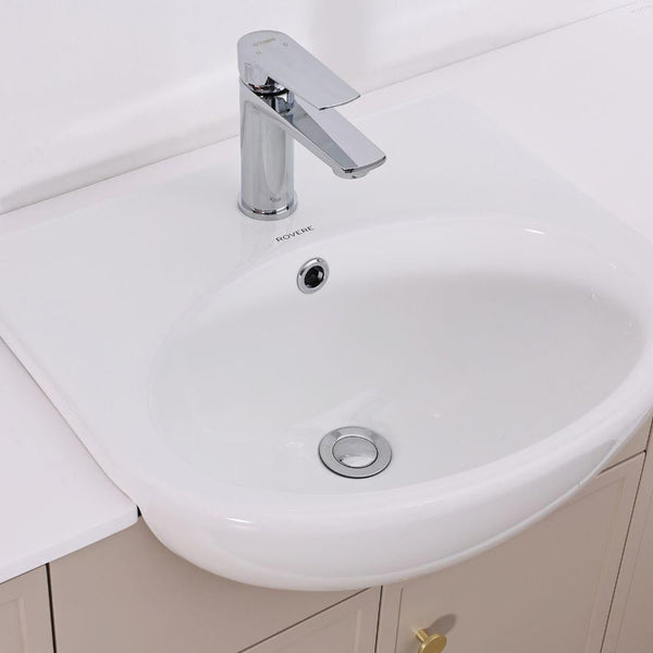 Hampton Light Beige Freestanding Vanity Unit - 1200mm