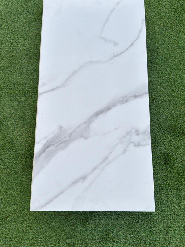 Carrara Marble Porcelain Bullnose for Coping and Edging - 900x450x20mm