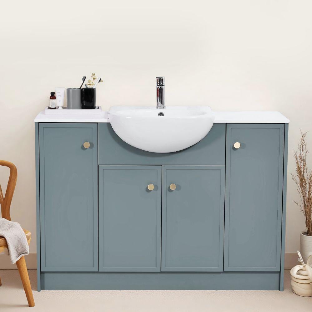 Hampton Twilight Blue Freestanding Vanity Unit - 1200mm