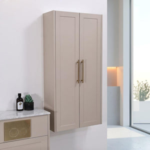 Imperial Light Beige Complete Freestanding Vanity Unit Set With Side Cabinet- 1200mm
