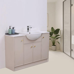 Hampton Light Beige Freestanding Vanity Unit - 1200mm
