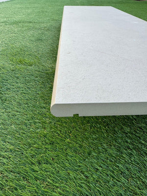 Eclipse Off White Bullnose for Coping and Edging - 900x450x20mm
