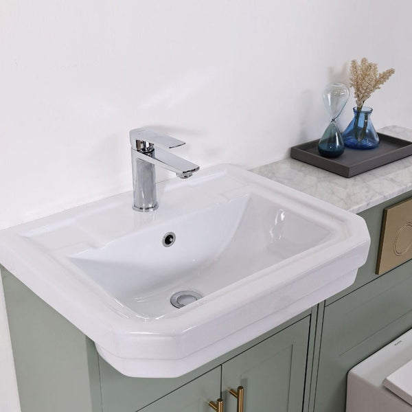 mperial Sage Green Combination Bathroom Suite - Vanity Unit with WC unit & Toilet - 1200mm