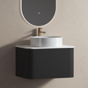 Bali Matt Black Vanity - 600mm