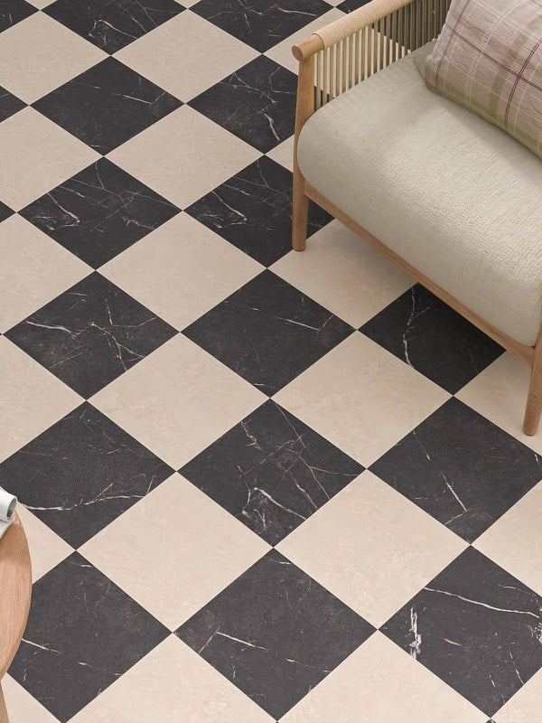 Lusso Noir Porcelain Paving Slabs - 300x300x20mm