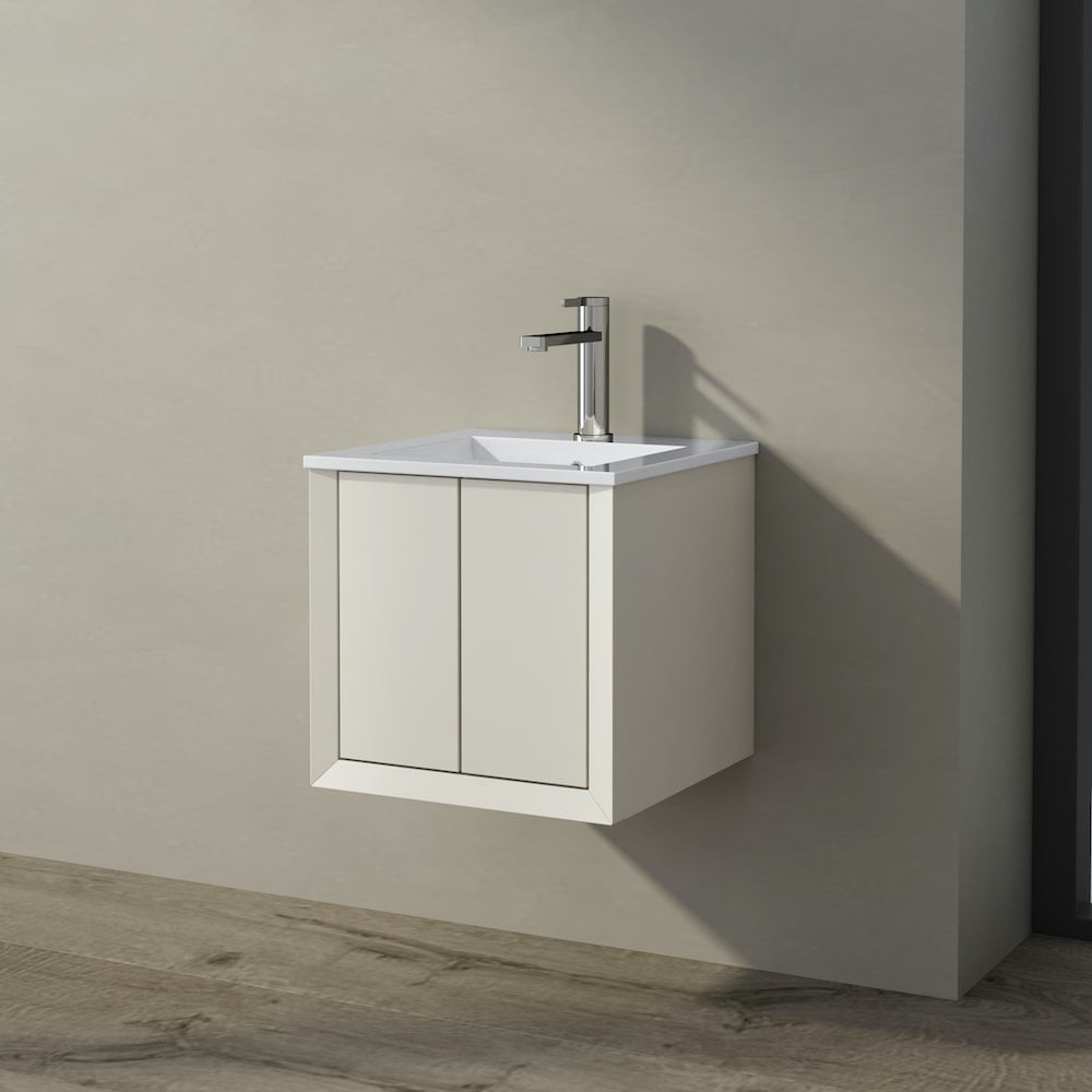 Vatican Cream Cloakroom Vanity - 400mm