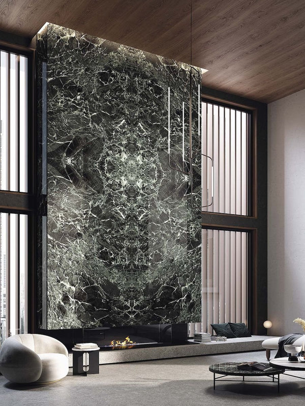 Verde France Extra Large Italian Porcelain Slabs - 3200x1600mm