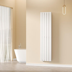 Boston White Double Panel Vertical Radiator - 1600x480mm