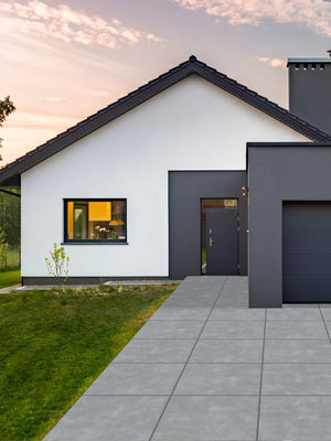 Milano Grey Driveway Porcelain Tile - 600x600x30mm (Last Pack)