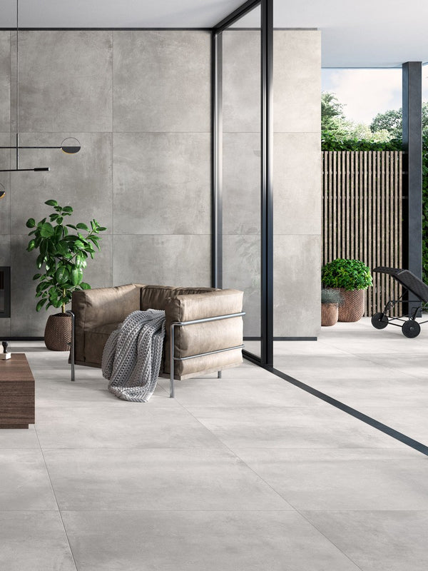 Volcano White Italian Porcelain - 1000x1000x8.5mm
