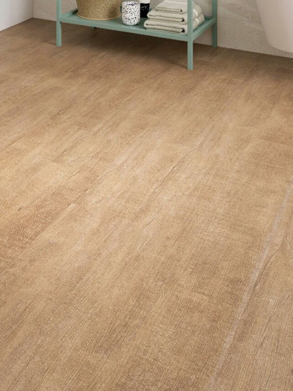 Warm Maple Effect Luxury Vinyl Tile (SPC) - 1219x177mm