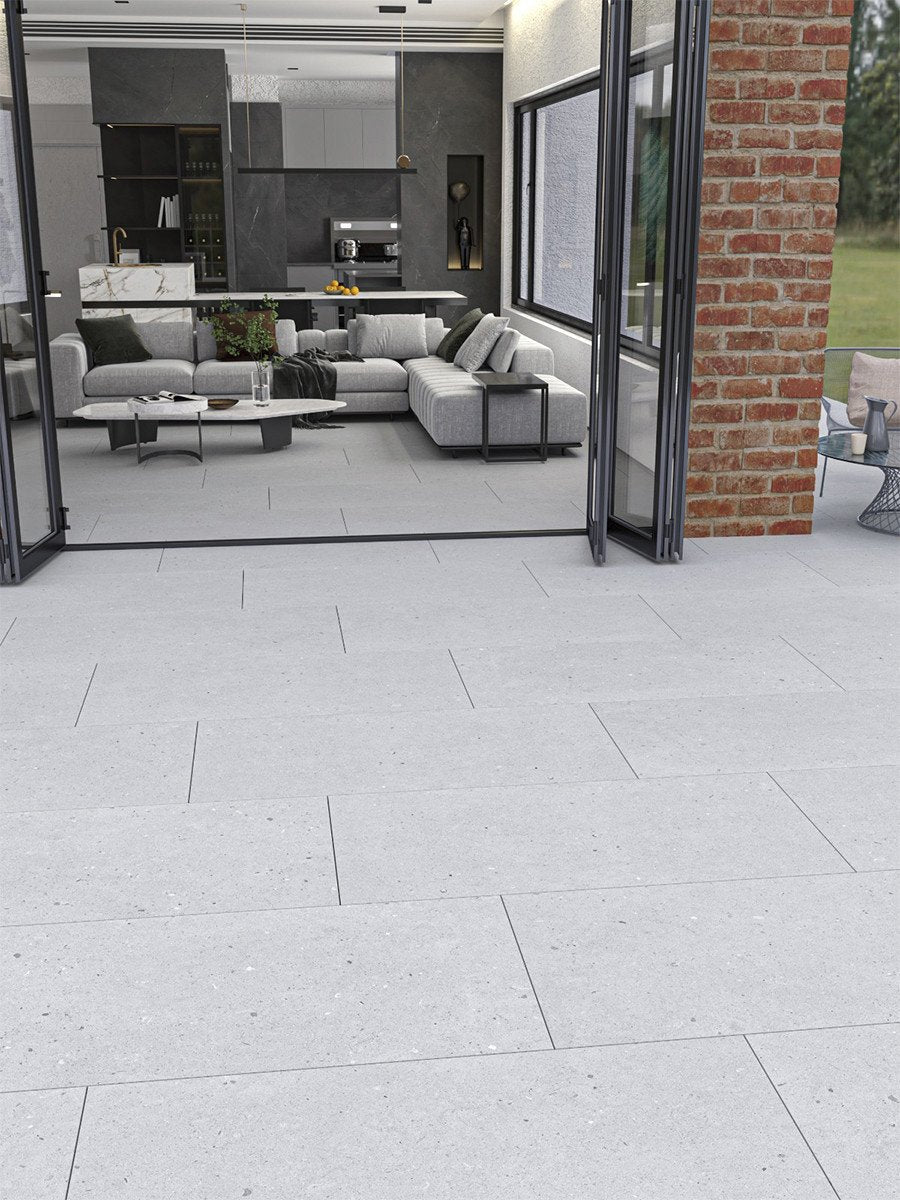 Moon White Porcelain Tile - 1200x600x9mm
