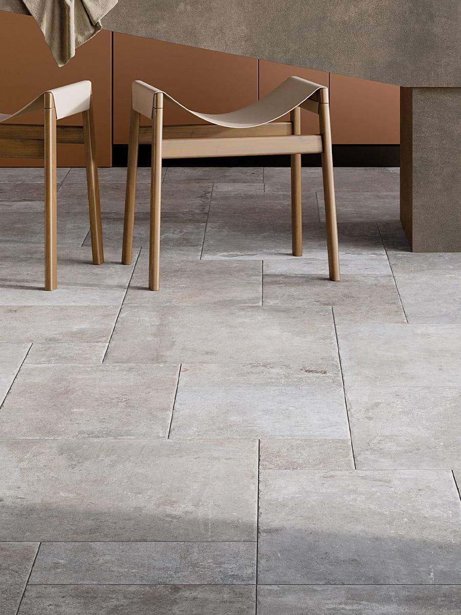 Lincoln White Italian Modular Pattern Tiles - Roman Opus