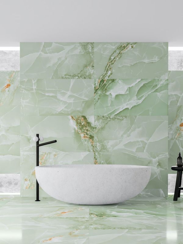 Turquoise Mint Onyx Porcelain Tiles - 1200x600mm