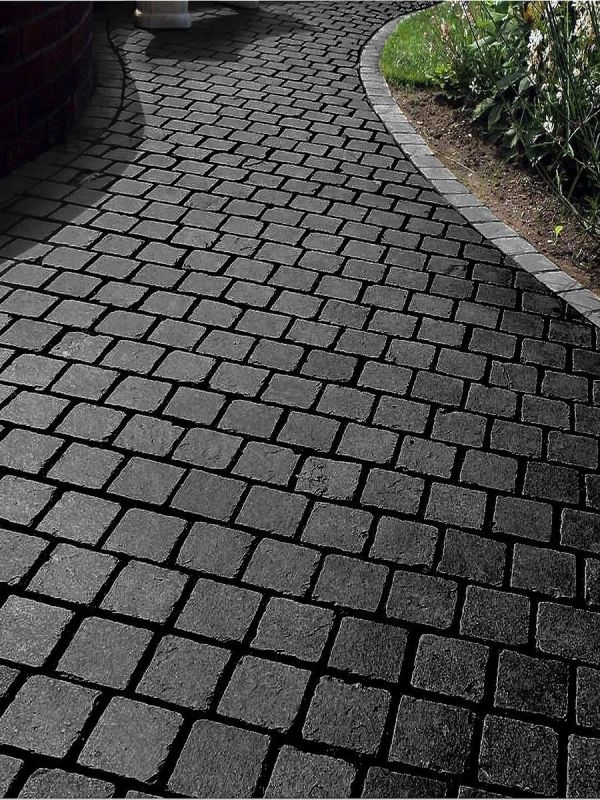 Kadappa Black Tumbled Limestone Cobbles - 100x100mm
