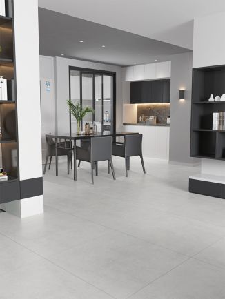 Eclipse White Porcelain Tile - 1000x1000mm
