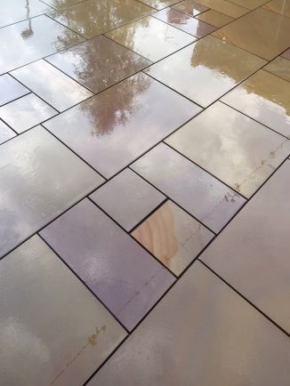 Raj Blend & Sawn Sandstone Paving - 900x600 Pack
