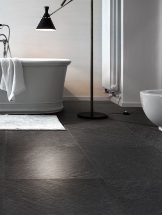 Lavagna Nero Italian Porcelain - 600x600x10mm