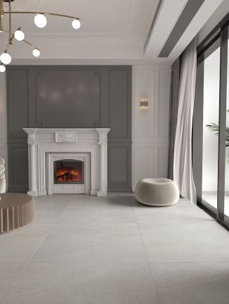 Rohe Snow Porcelain Tile - 1000x1000mm