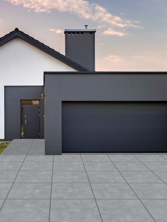 Milano Grey Driveway Porcelain Tile - 600x600x30mm