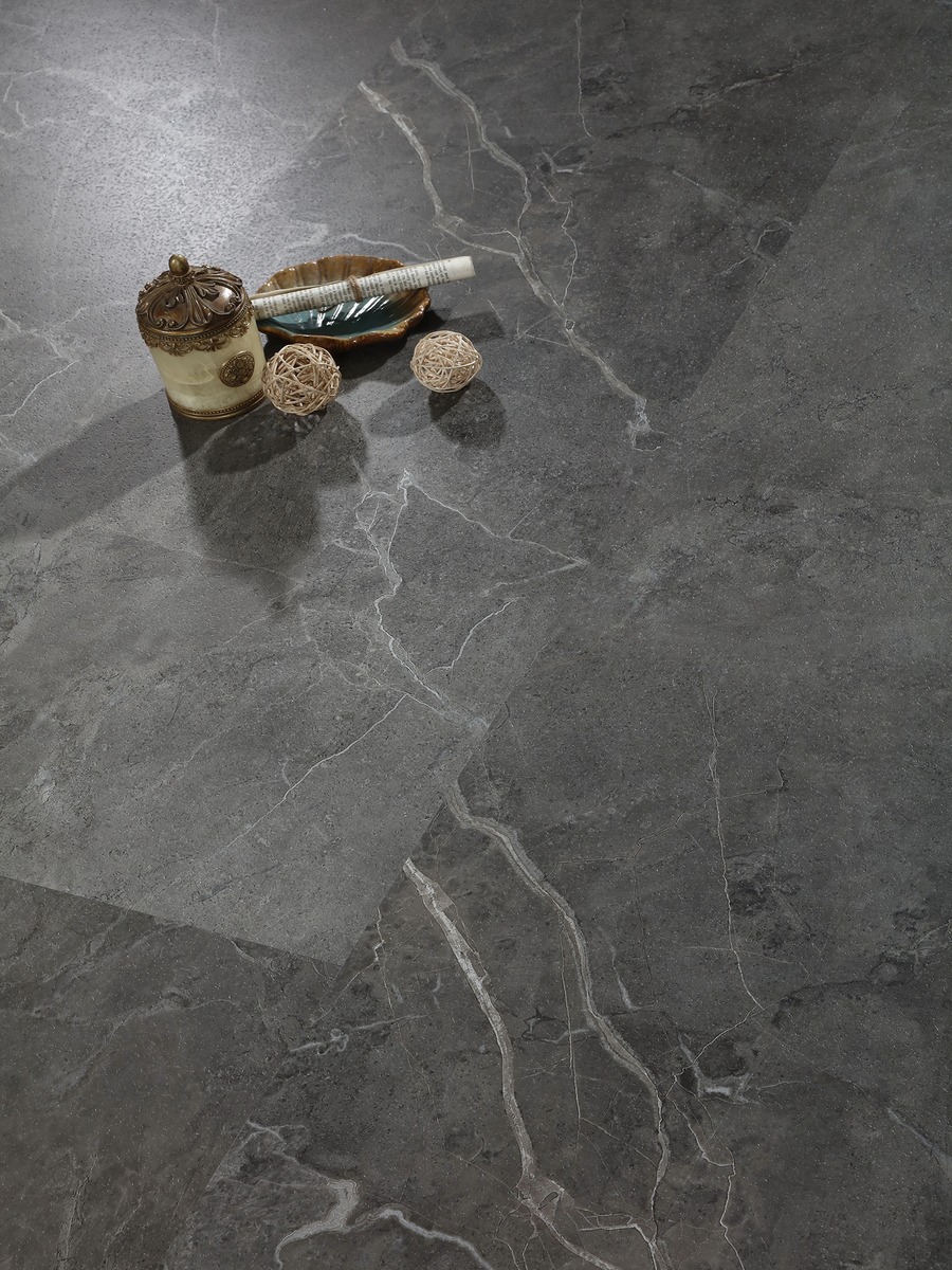 Brazil Slate Effect Click Vinyl Floor Tiles  - 950x475mm