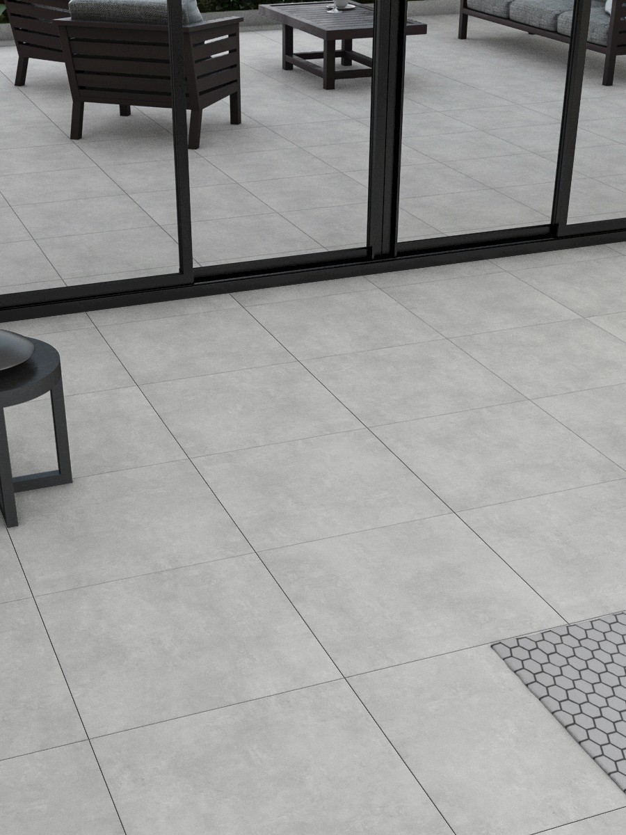 Eclipse Silver Indoor Floor Tile - 600x600(mm)