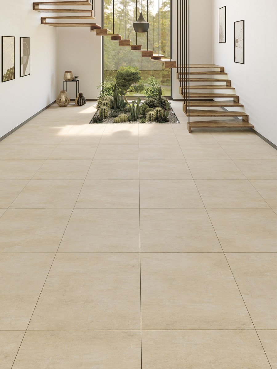 XXL Cemento Sand Indoor Floor Tile - 800x800(mm)