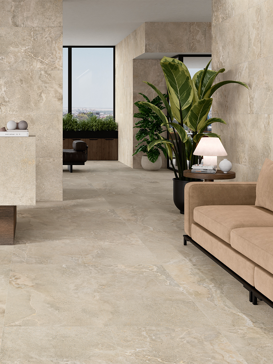 Dome Nut Porcelain Tile - 1200x600x9.5mm