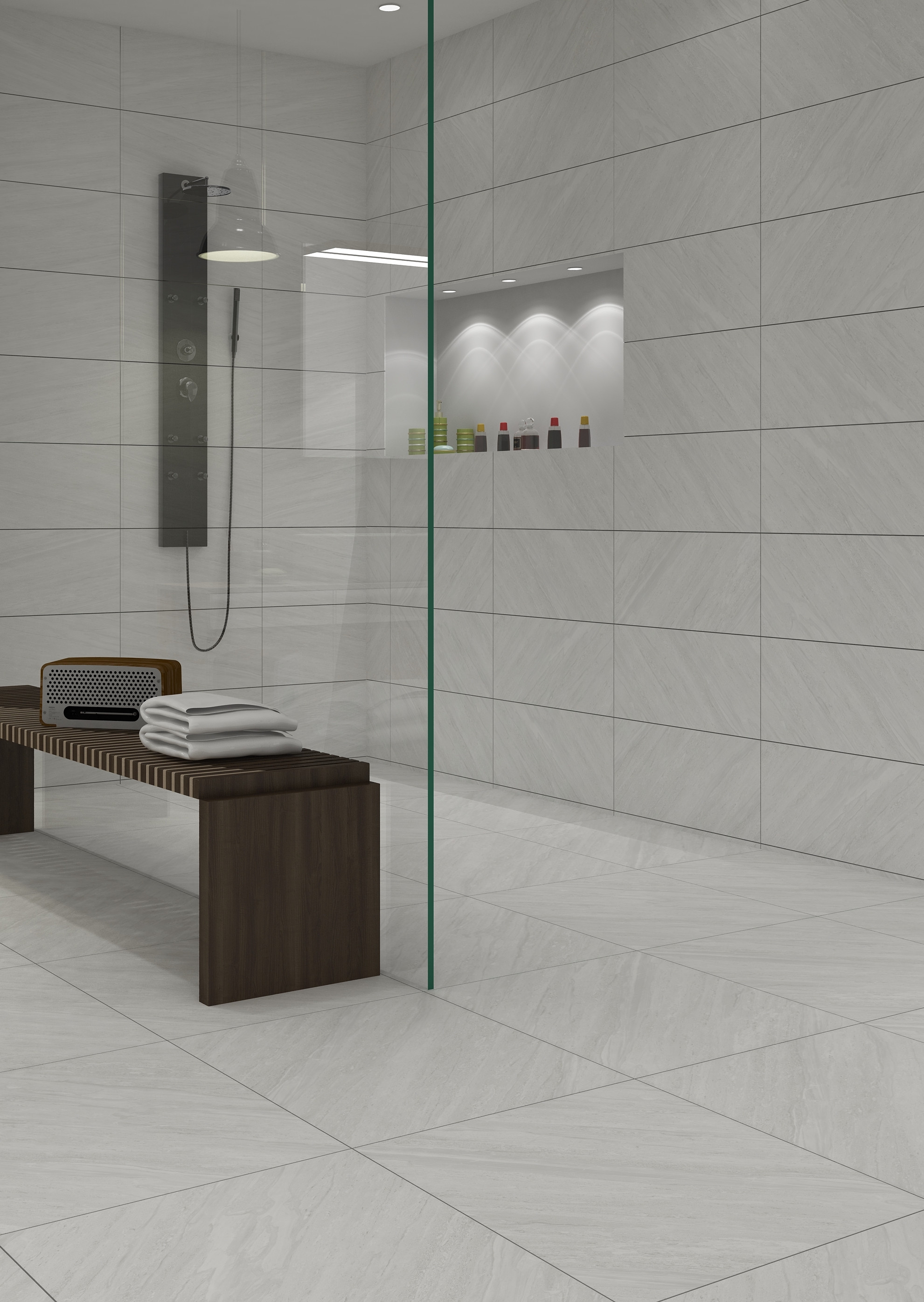 Eco White Indoor Wall & Floor Tiles - 600x300mm