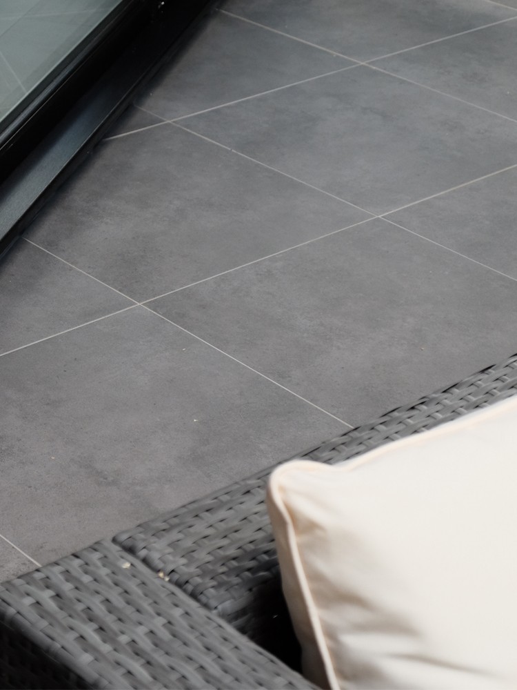 Eclipse Mid Grey Outdoor Porcelain - 600x600x20mm