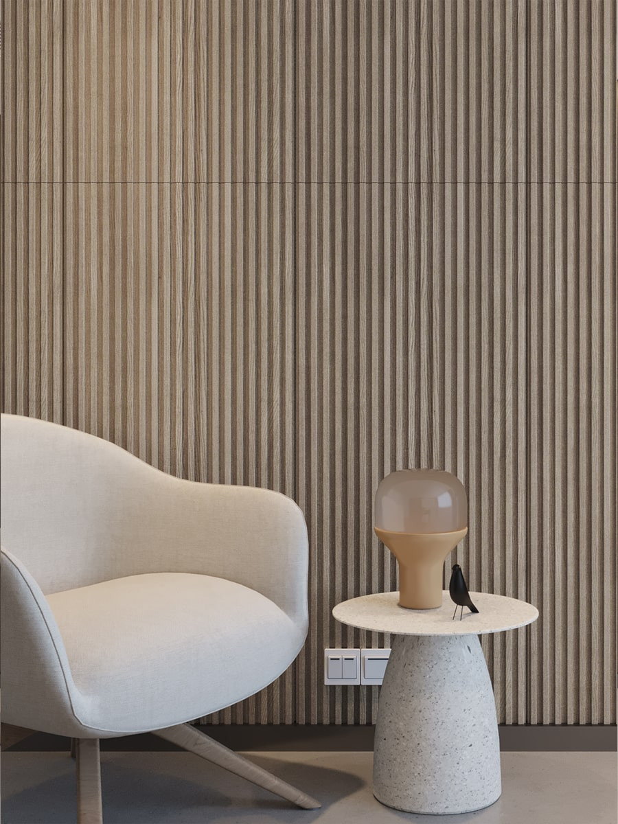 Foresta Fluted Decor Wall Tile - 1200x600mm