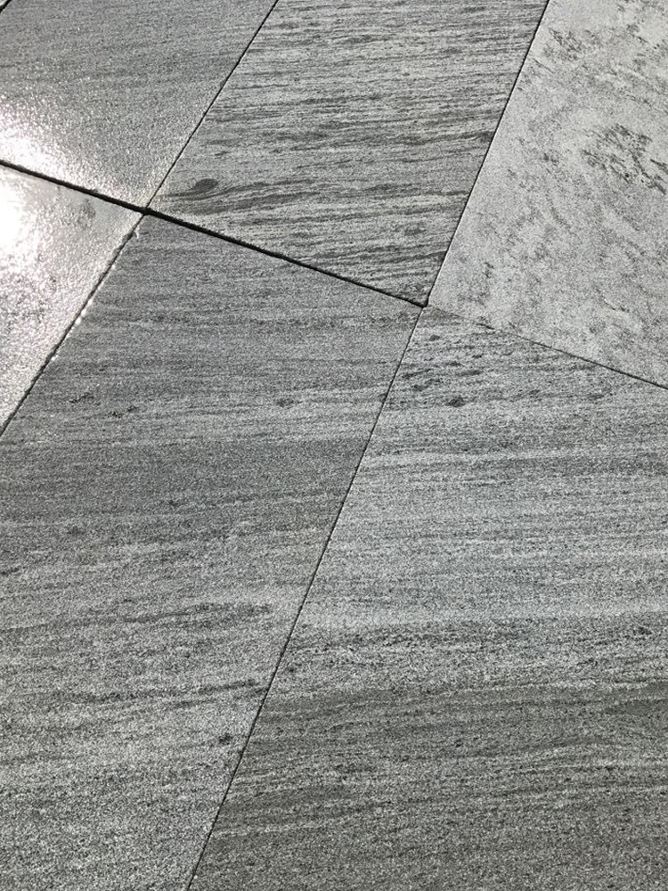 Lincoln Grey Single Size Marble Paving Slabs - 600x600 Pack