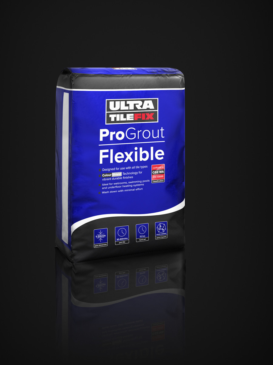 Ultra Tile Fix ProGrout Flexible Wall & Floor Grout - 10kg (White)
