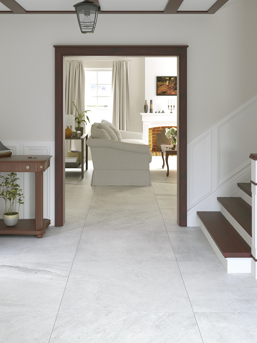 Idemo White XXL Luxury Wall & Floor Tiles - 900x600mm