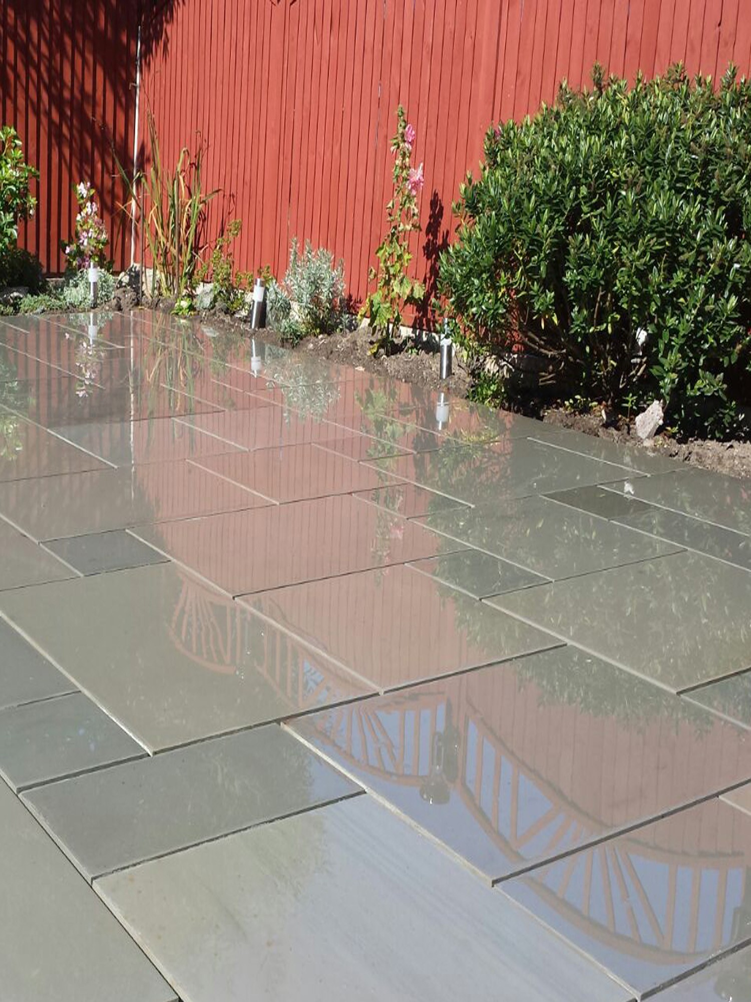 Grey Smooth & Sawn Sandstone Paving - Patio Pack