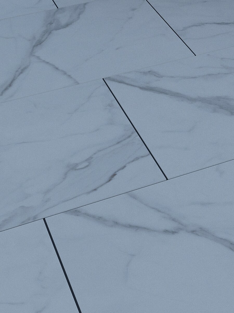 Carrera Marble Effect Outdoor Porcelain Paving Slabs - 595x595 Pack