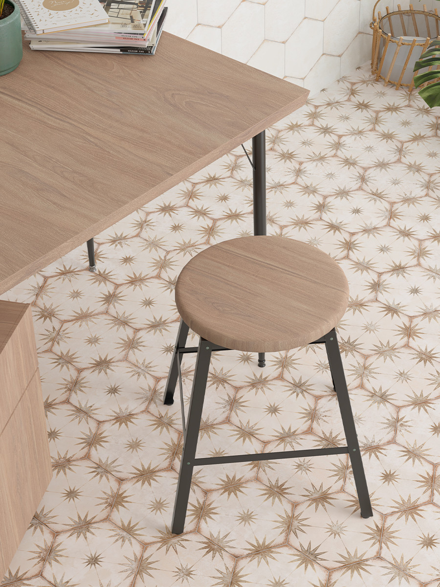 Lilya Decor Cotto Hexagon Tiles - 198x228mm