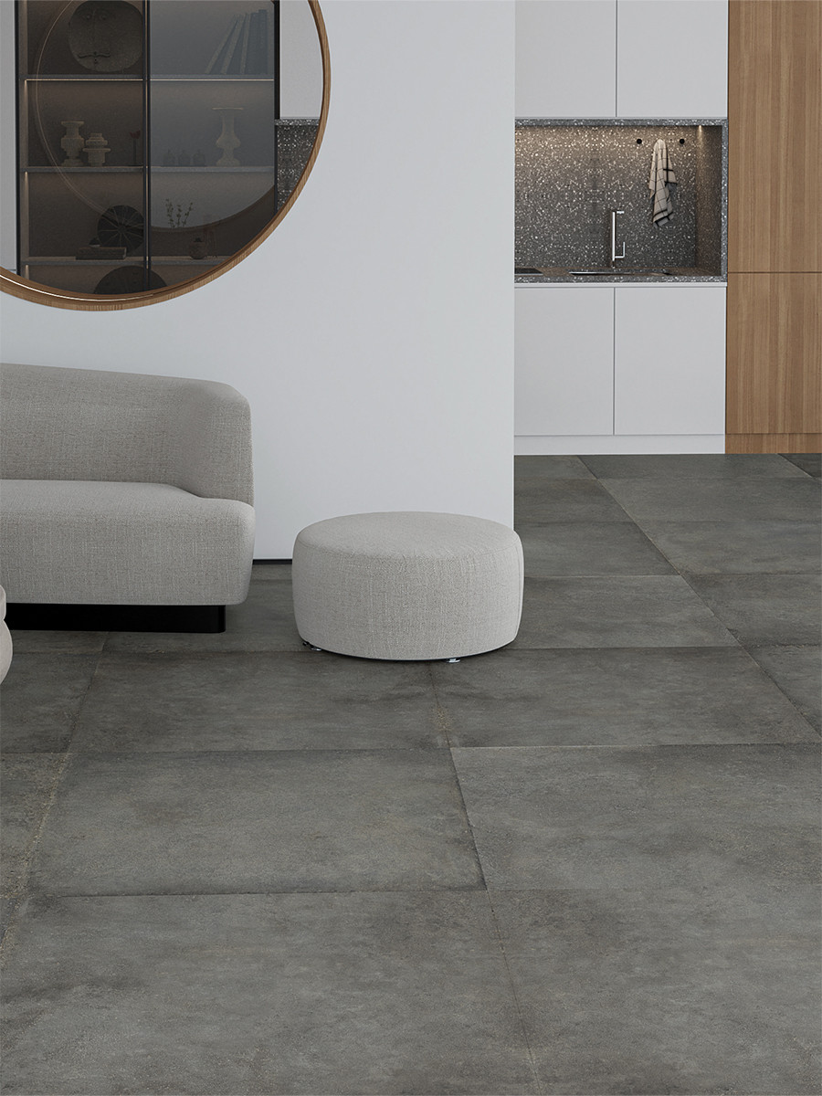 Loft Dark Italian Porcelain - 1000x1000mm