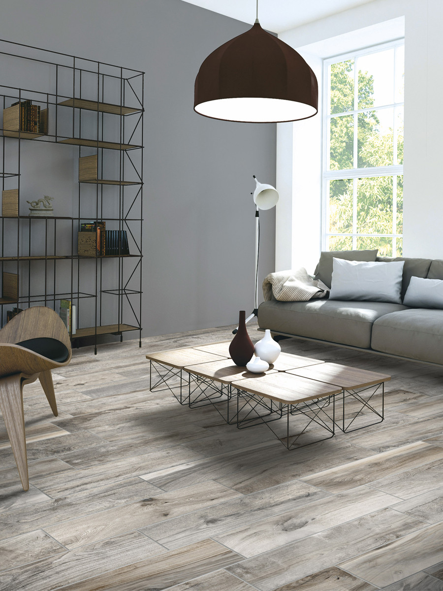 Living Tortora Italian Wood Effect Floor Tiles - 1000x205(mm)