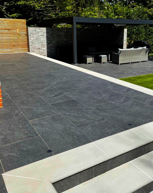 Mystone Basalto Sabbia |1000x500 Porcelain paving | Outdoor italian ...