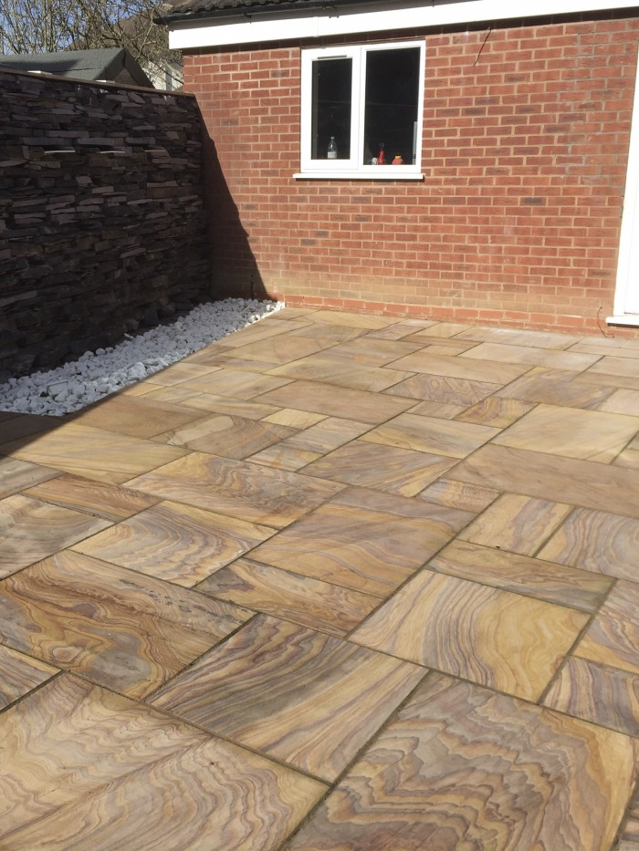 Rainbow Sandstone Rainbow Sawn Sandstone Rainbow Paving Slabs