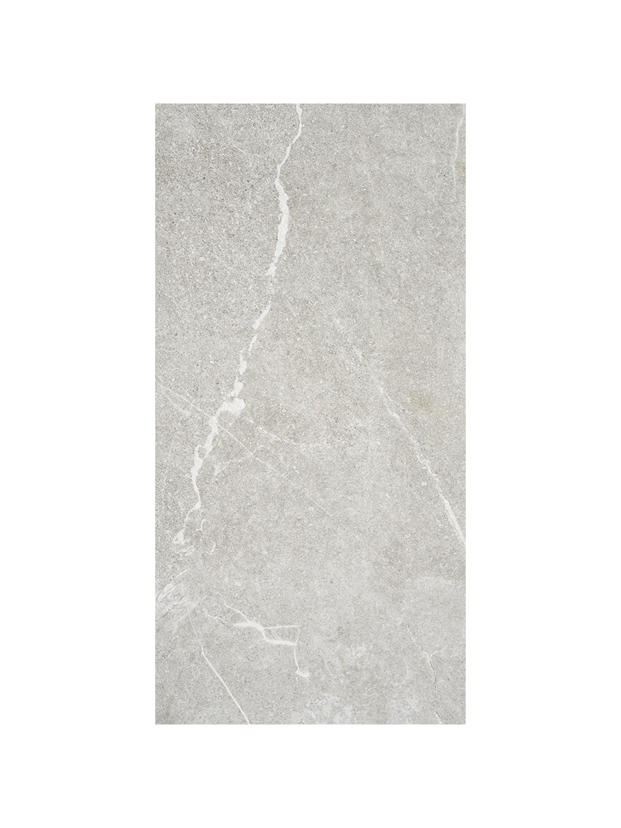 Roca Grey Matt Porcelain Tile - 600x300mm