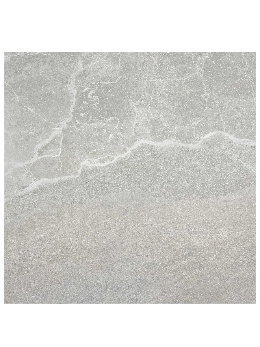 Roca Grey Matt Porcelain Tile - 600x600mm