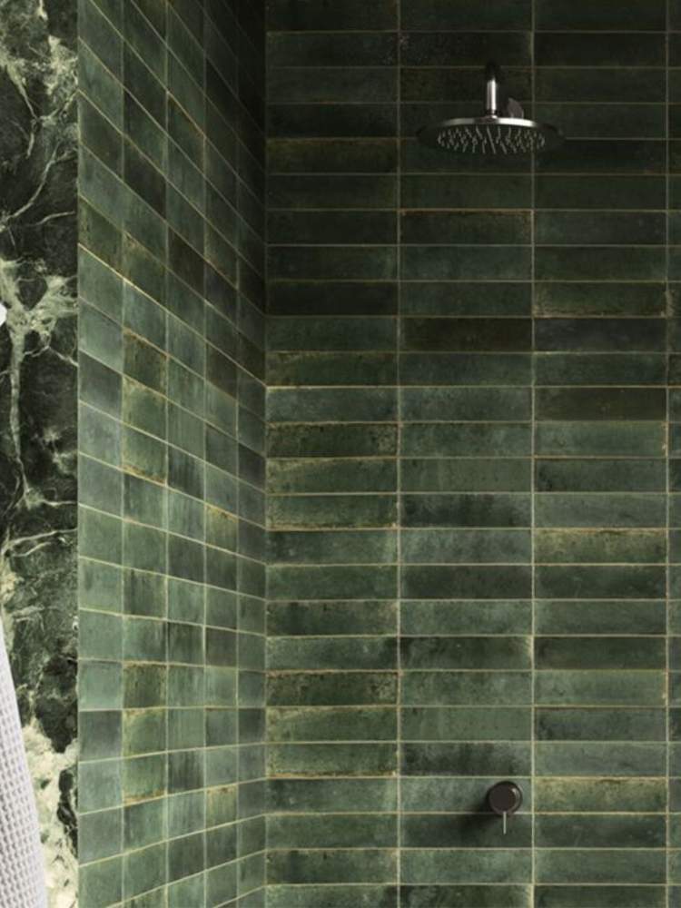 Soho Emerald Luxury Italian Gloss Wall Tile - 60x250(mm)